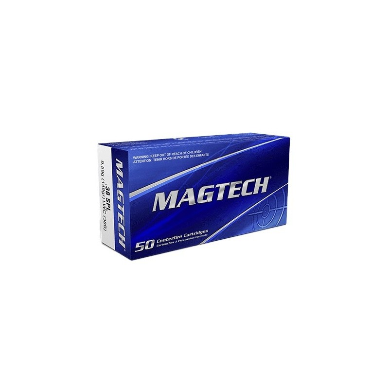Cartouches Magtech - cal. 38 Special - Wad Cut. - boite de 50