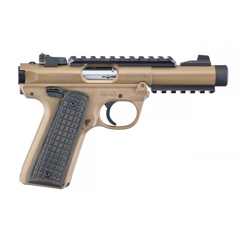 PISTOLET - RUGER MARK IV 22/45 TACTICAL 4.4"- Cal. .22LR