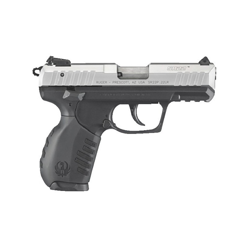 Pistolet Ruger SR22 - canon 3,5" - Cal. 22LR - INOX