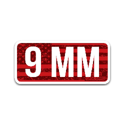 Autocollant Pour Calibre 9 Mm Pack De 8 Unites