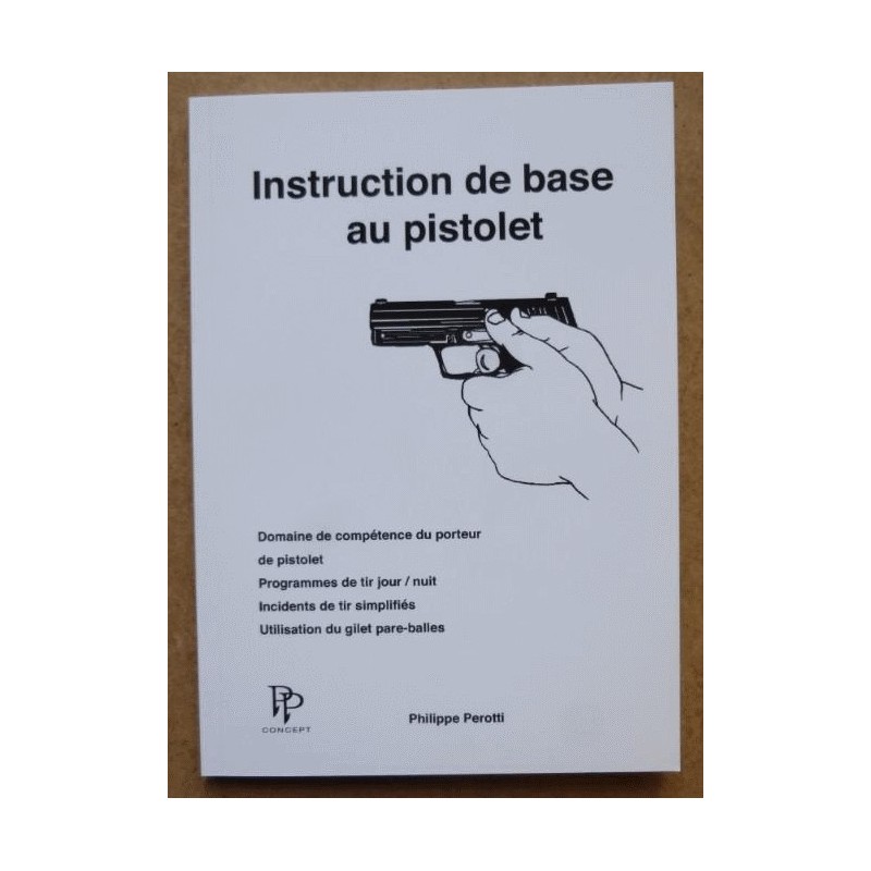 Livre Instruction de base au pistolet