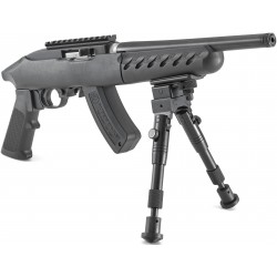 Pistolet Ruger 22 Charger Calibre .22LR 10" 25.4 cm 15 coups Noir fileté 1/2-28"