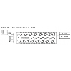 B&T Silencieux PRINT-X RBS DM Cal. 7.62/.308 FN...