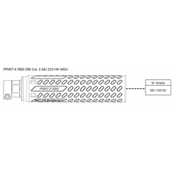 B&T Silencieux PRINT-X RBS DM Cal. 5.56/.223 HK...