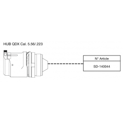 Adaptateur B&T HUB QDX Cal. 5.56/.223