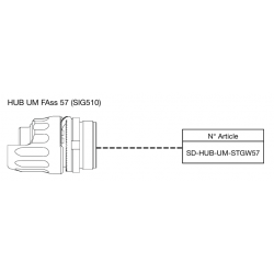 Adaptateur B&T HUB UM FAss 57 (SIG510)