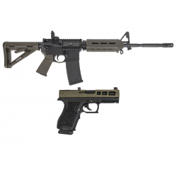 Carabine PSA 16"Nitride M4 5.56, ODG & Pistolet...