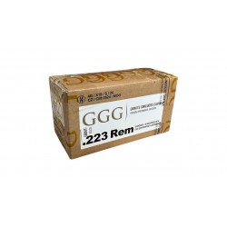 Cartouches GGG 223 55gr FMJ BT - Lot de 500