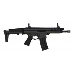 Robinson Armament XCR-L Micro, canon de 7,5'', Noir