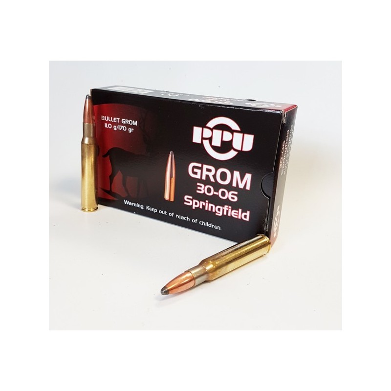 Cartouches PARTIZAN CAL. .30-06 SPRINGFIELD 170-GRS GROM lot de 1000