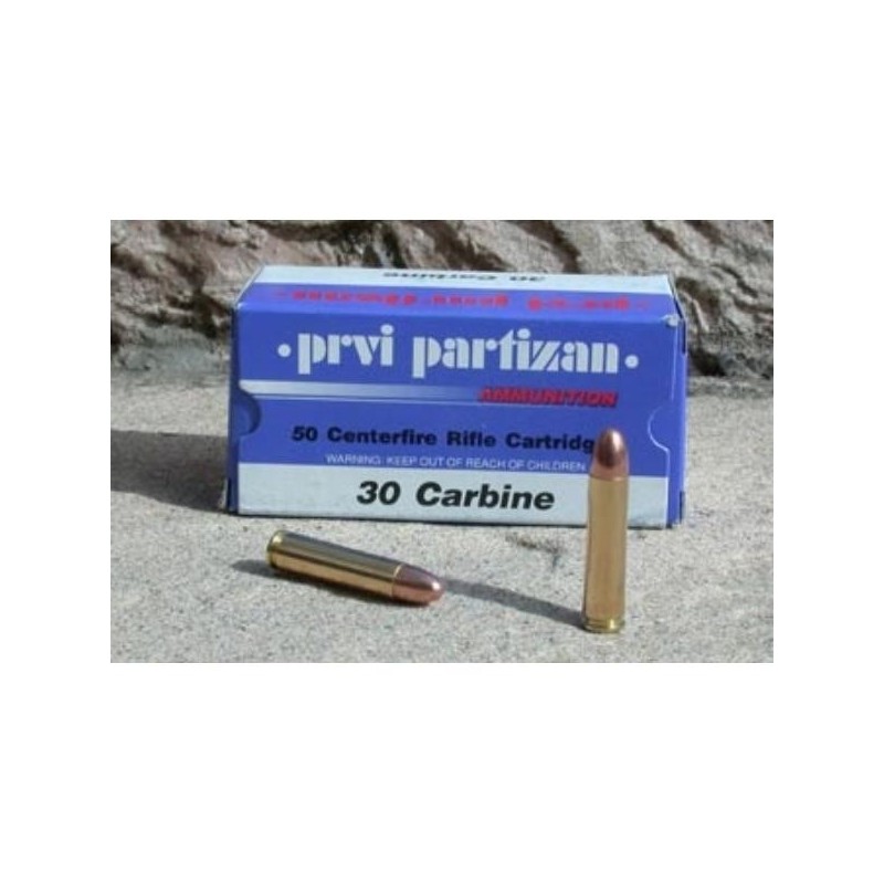 Cartouches PARTIZAN CAL. .30 M1 110-GRS FMJ RN