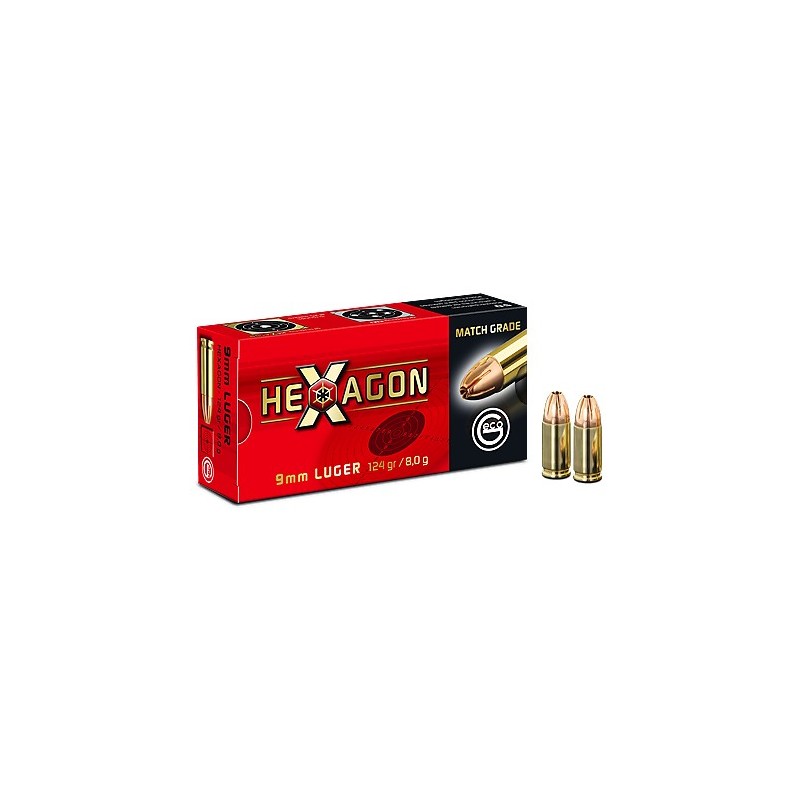Cartouches Geco cal. 9x19 FMJ 124gr