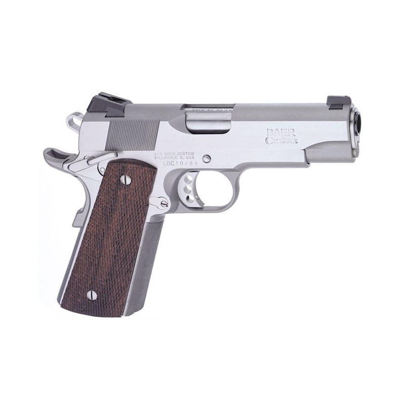 Baer 1911 Concept VIII, 45ACP, 4-1/4" Stainless Steel