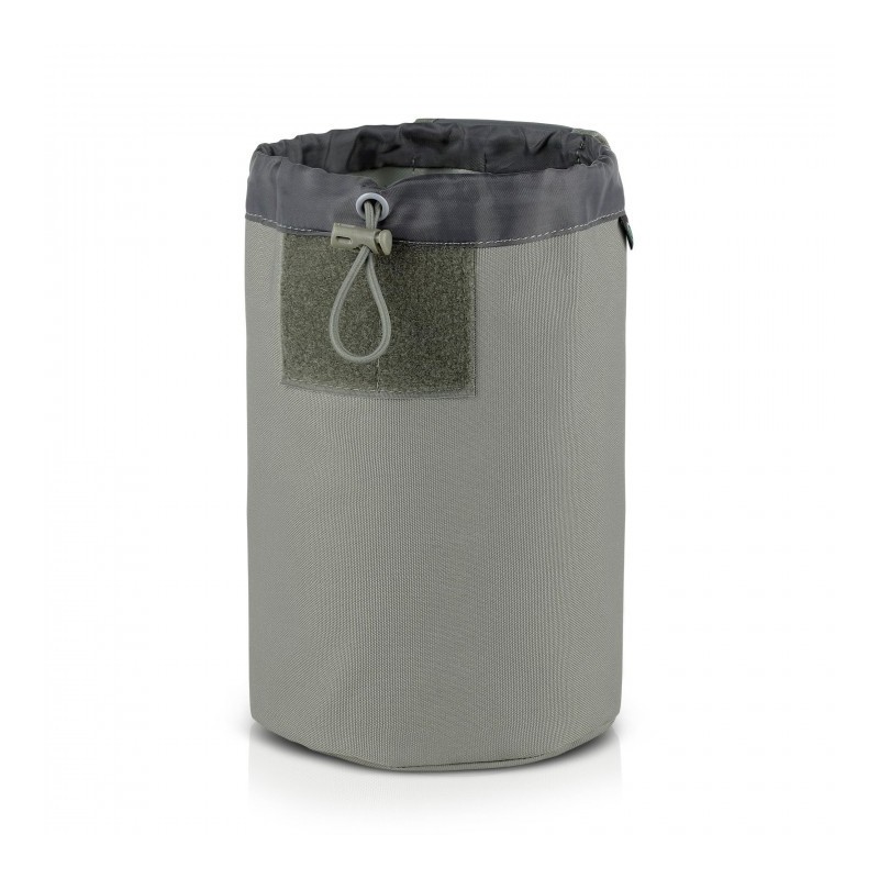 SAVIOR EQUIPMENT ROLL UP DUMP POUCH, BELT HOOP - DRAIN HOLE,GRAY