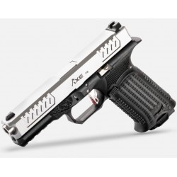 PISTOLET BUL AXE FULL SIZE CLEAVER C/9 MM LUGER - SILVER