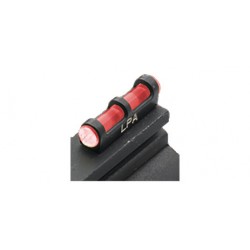 Guidon fibre optique rouge pour fusil - diamètre filetage 2.6mm - LPA