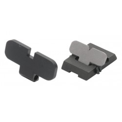 Hausse rabattable pour tir à balles en fusil canons lisses cran carré - LPA - ref : TS033