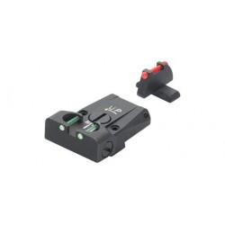 Hausse pour Sig Sauer P220,225,226,228 avec insert fibre optique - LPA -