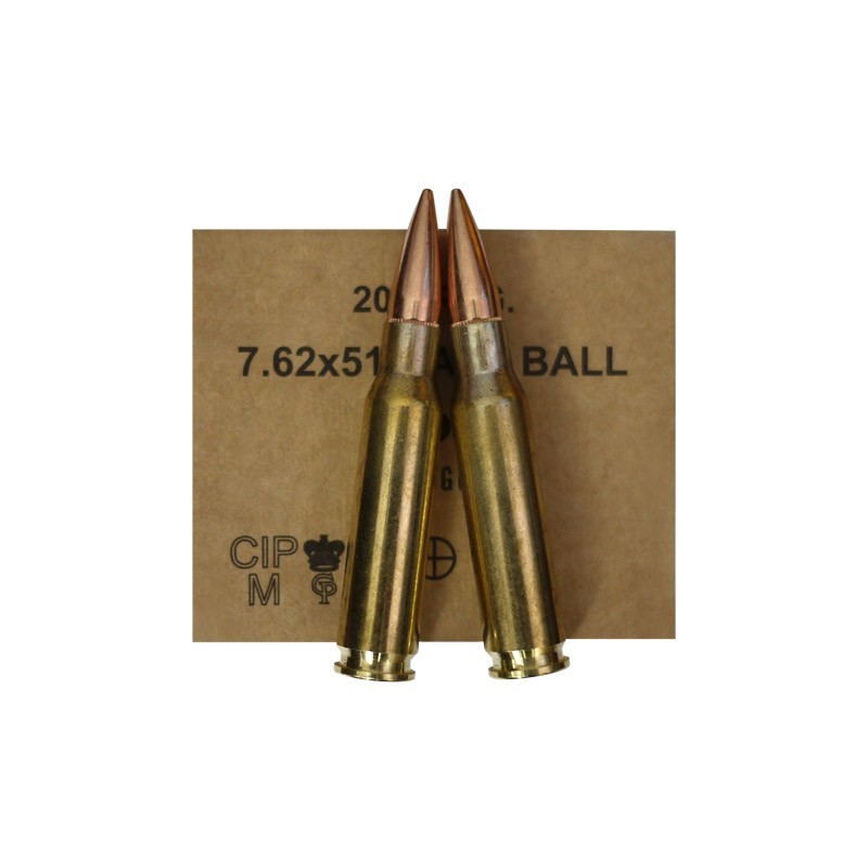 Cartouches GGG 7.62x51147gr - La boite de 20