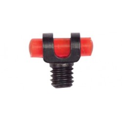 Guidon ajouré lumineux Rouge - filetage 2x6.5mm - pour arme de chasse