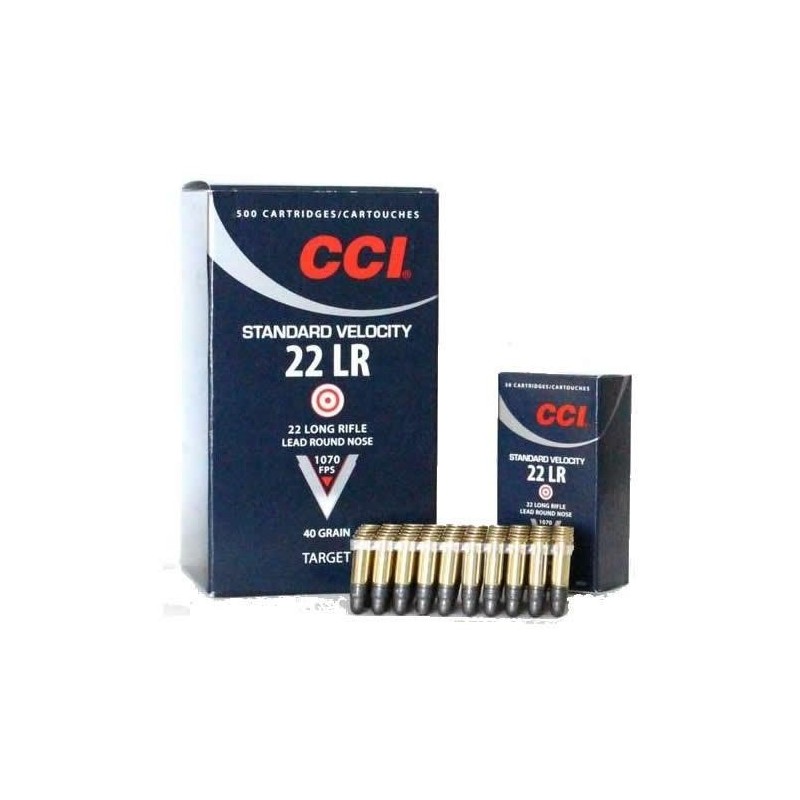 Cartouches CCI 22LR Standard boite de 50